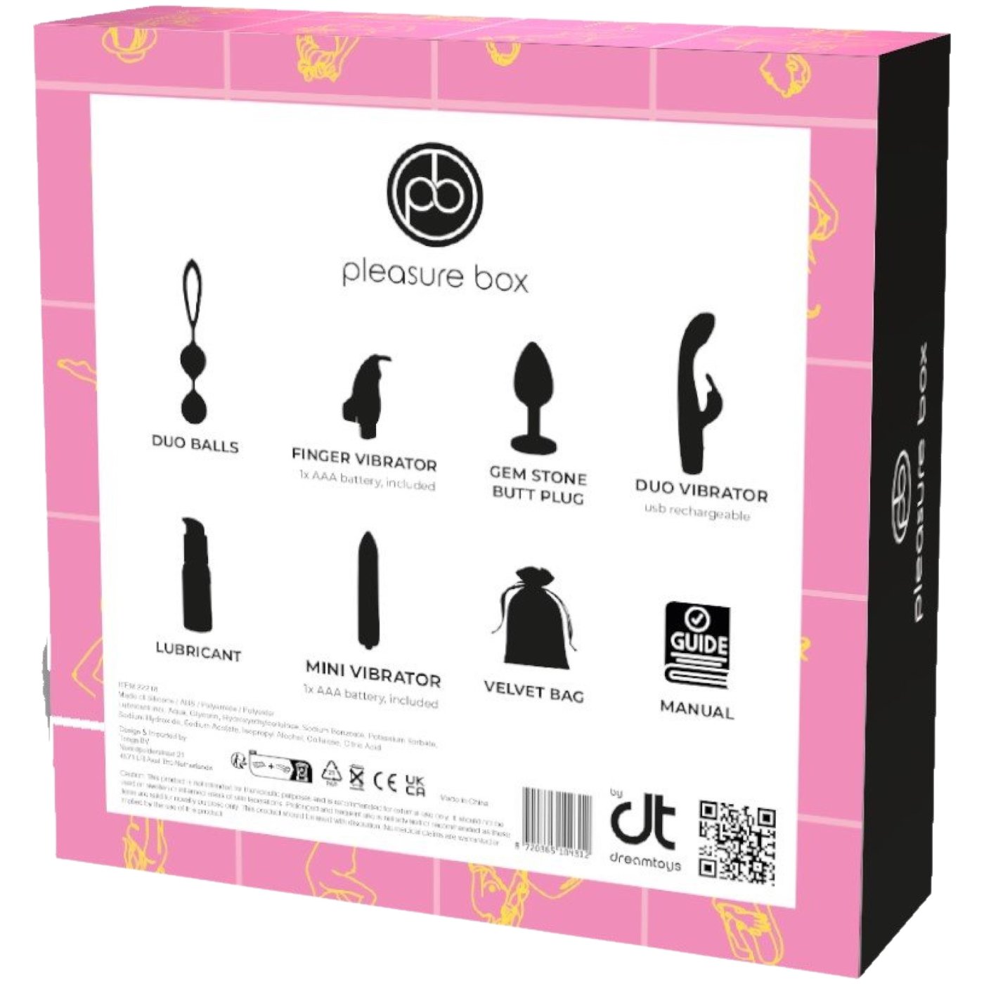 Dream Toys Pleasure Box Love To Play For Her Sex Toys Set (7 Piece)
