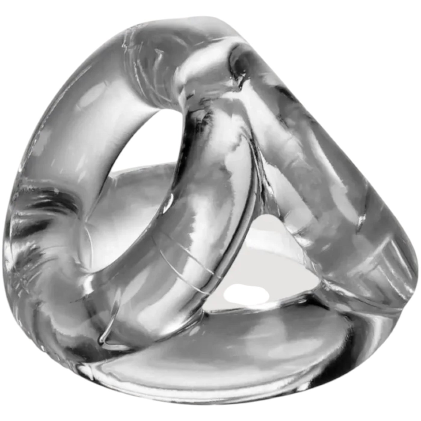 Oxballs TRI-SPORT Cock Ring and Ball Sling Clear