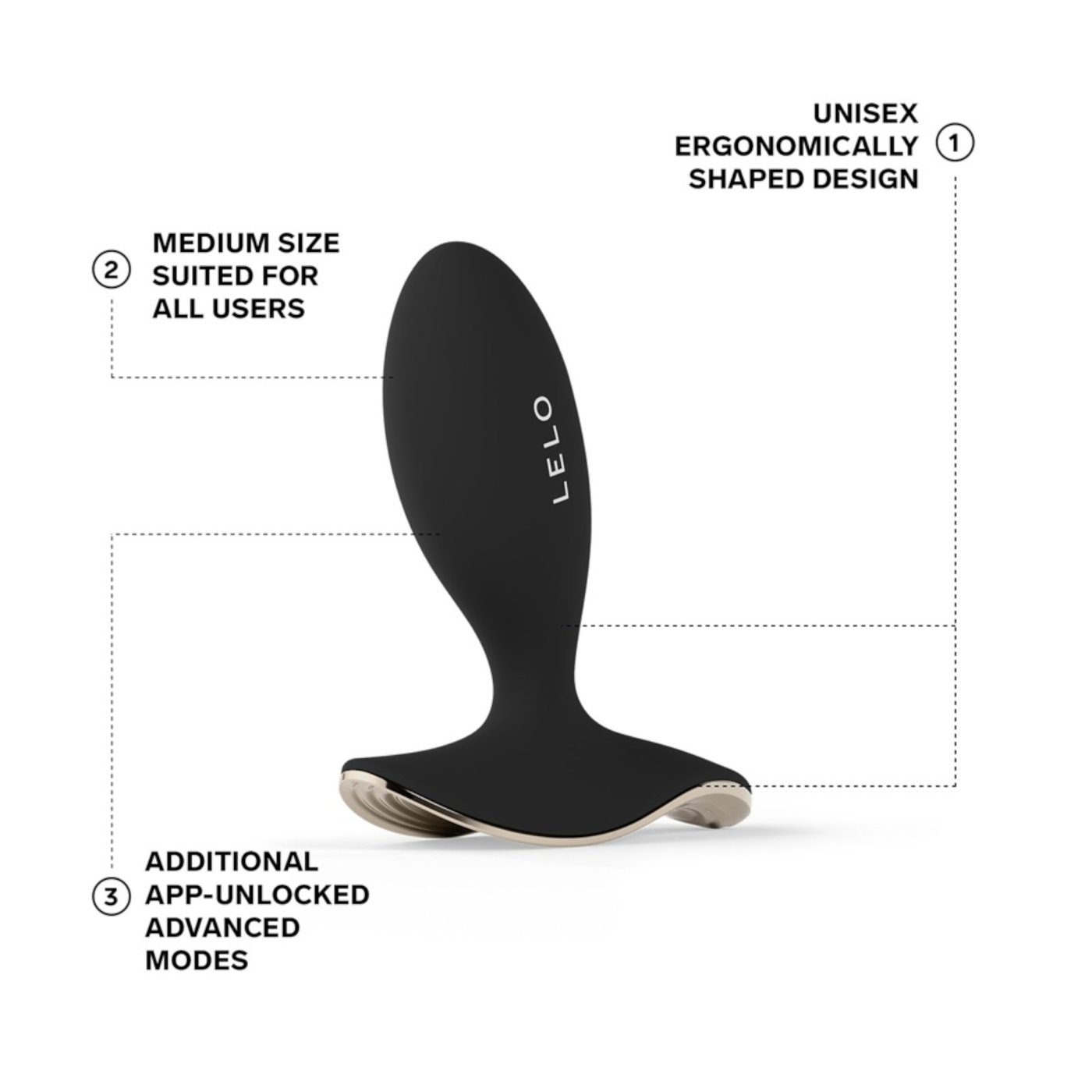 LELO Surfer 2 Unisex App Controlled Vibrating Butt Plug