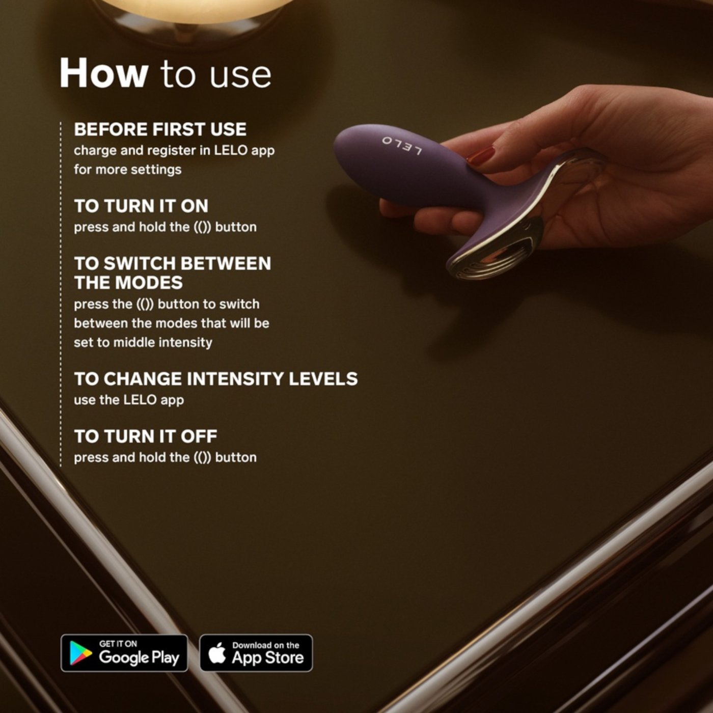 LELO Surfer 2 Unisex App Controlled Vibrating Butt Plug