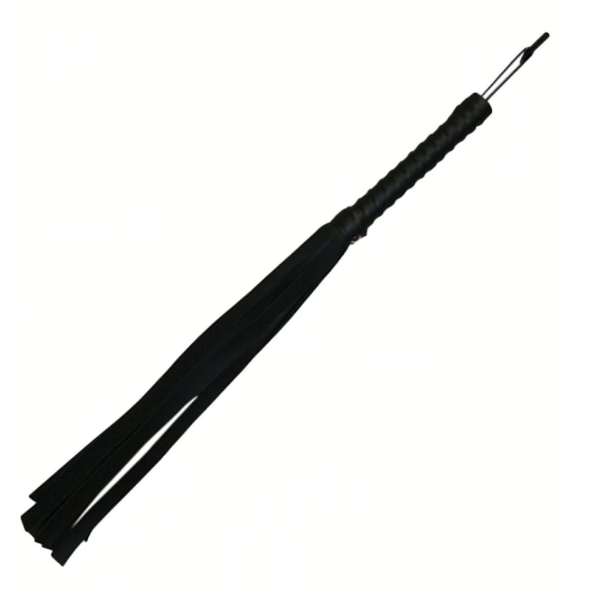 S&M Black Faux Leather Flogger 24 Inch