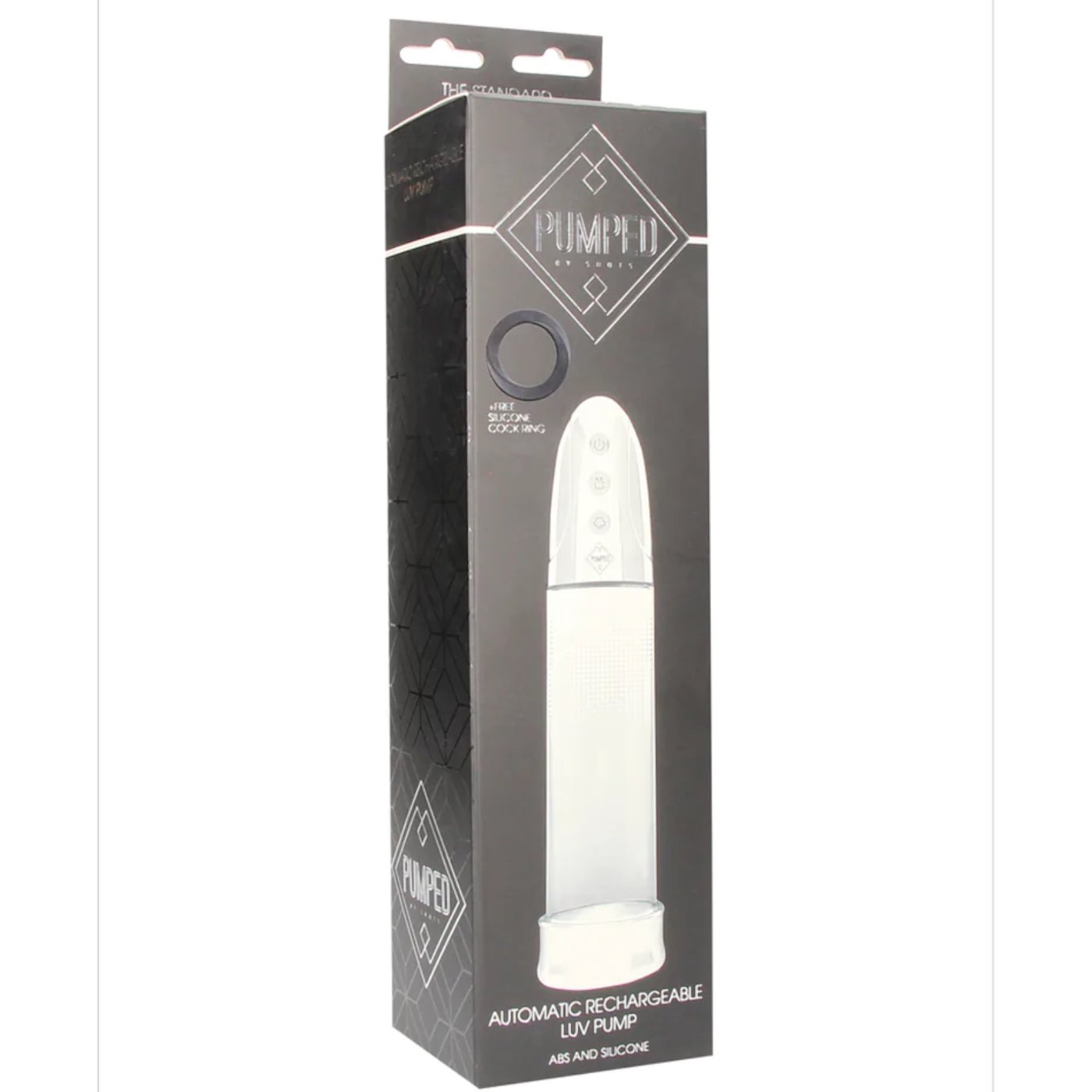 Shots Toys Automatic Rechargeable Luv Pump Clear