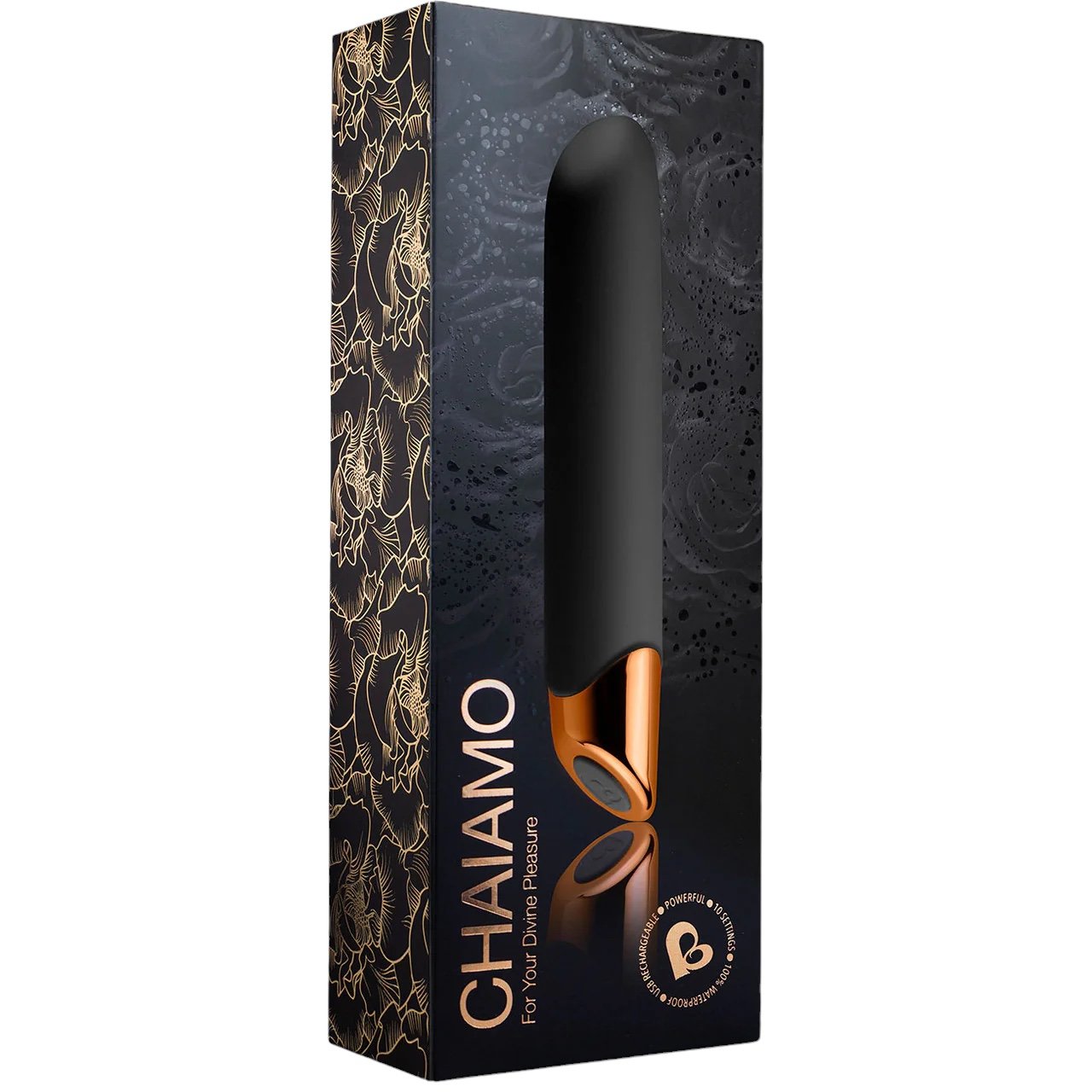Rocks Off Chaiamo Rechargeable Bullet Vibrator Black 5 Inch
