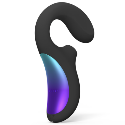 Lelo Enigma Wave Rechargeable G-Spot and Clitoral Vibrator Black
