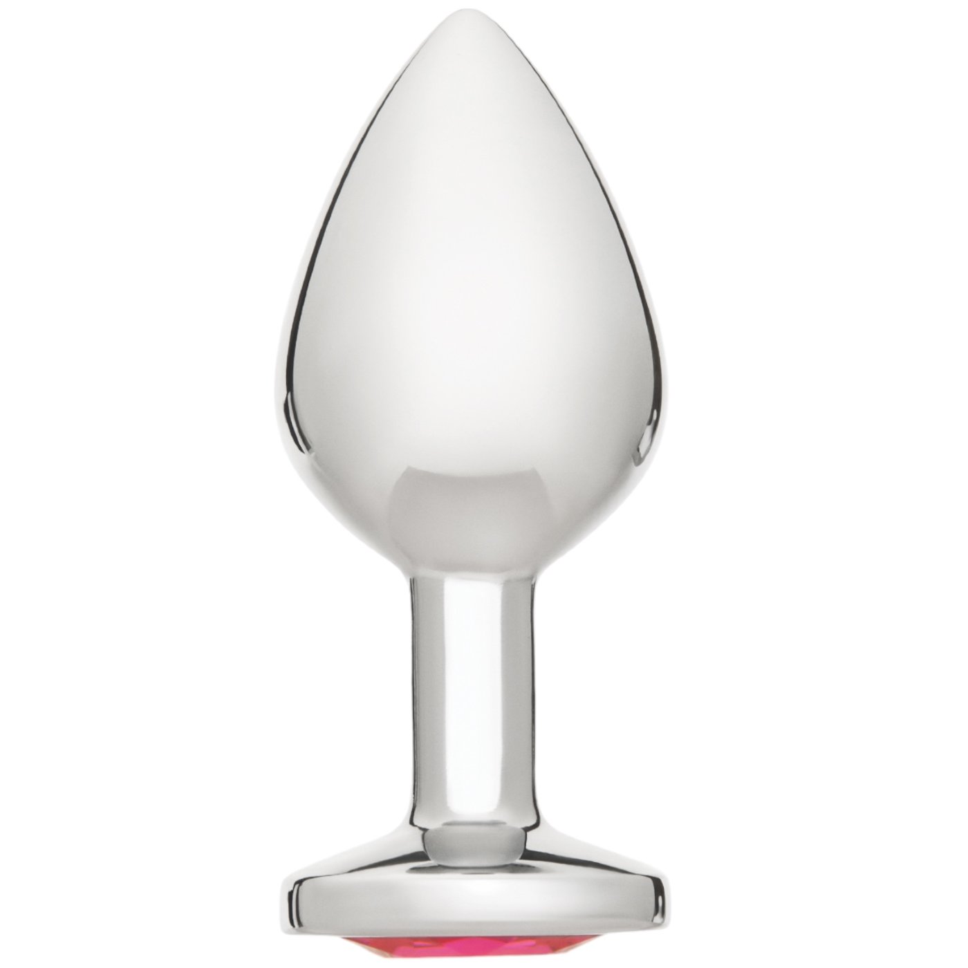 Me You Us Crystal Jewels Jewelled Metal Butt Plug Medium Pink
