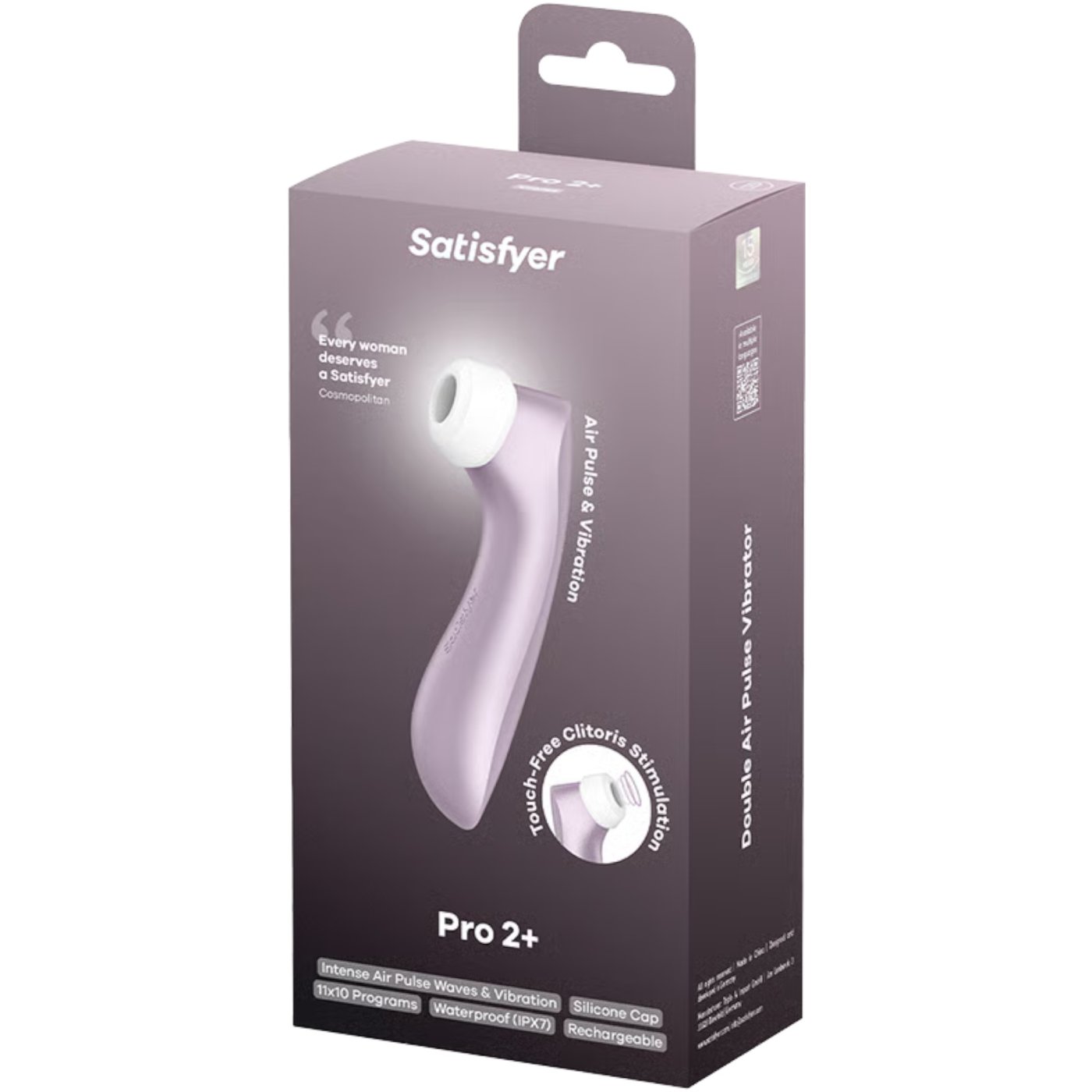 Satisfyer Pro 2+ Next Generation Air Pulse Clitoral Vibrator