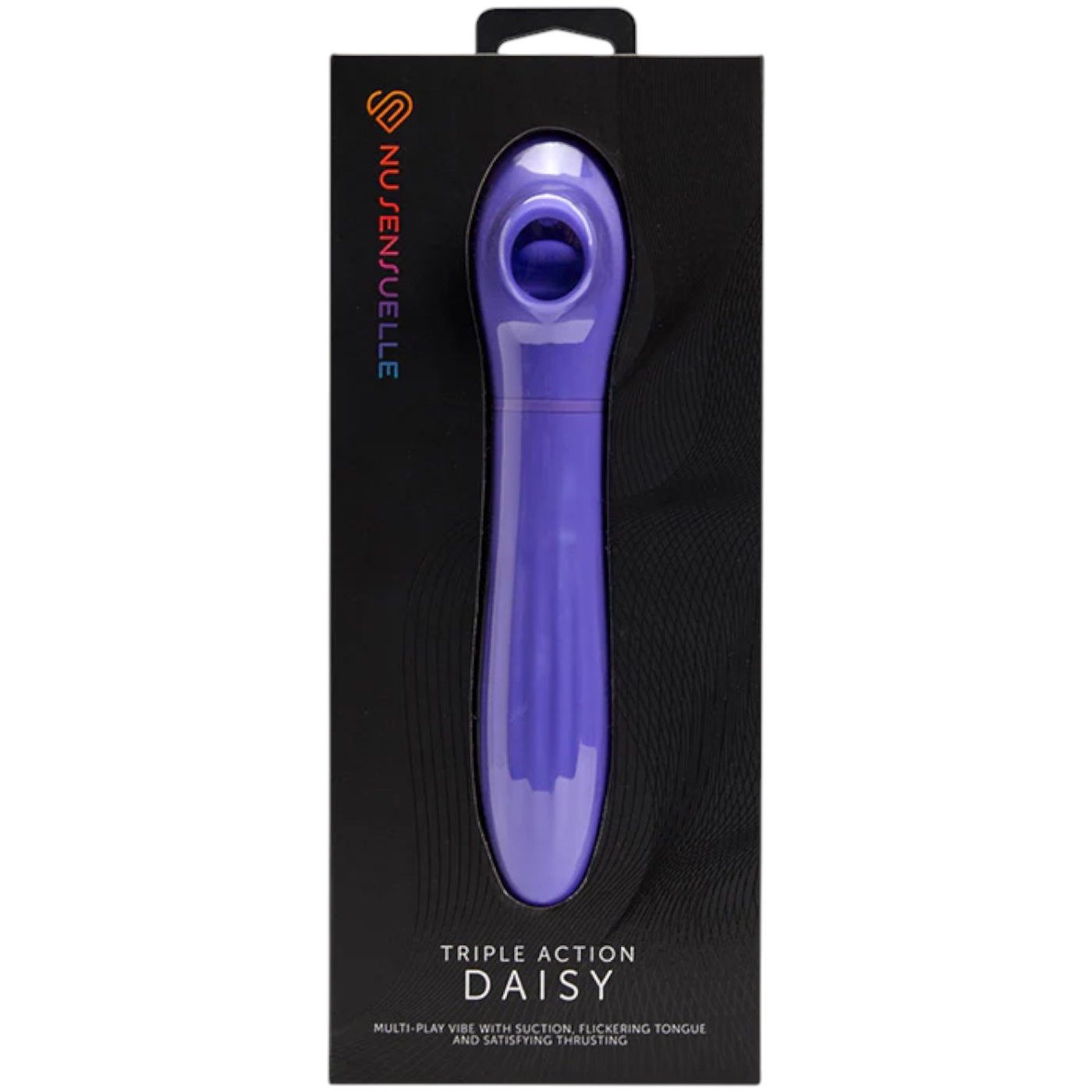 Nu Sensuelle Triple Action Daisy Clitoral Vibrator Ultra Violet