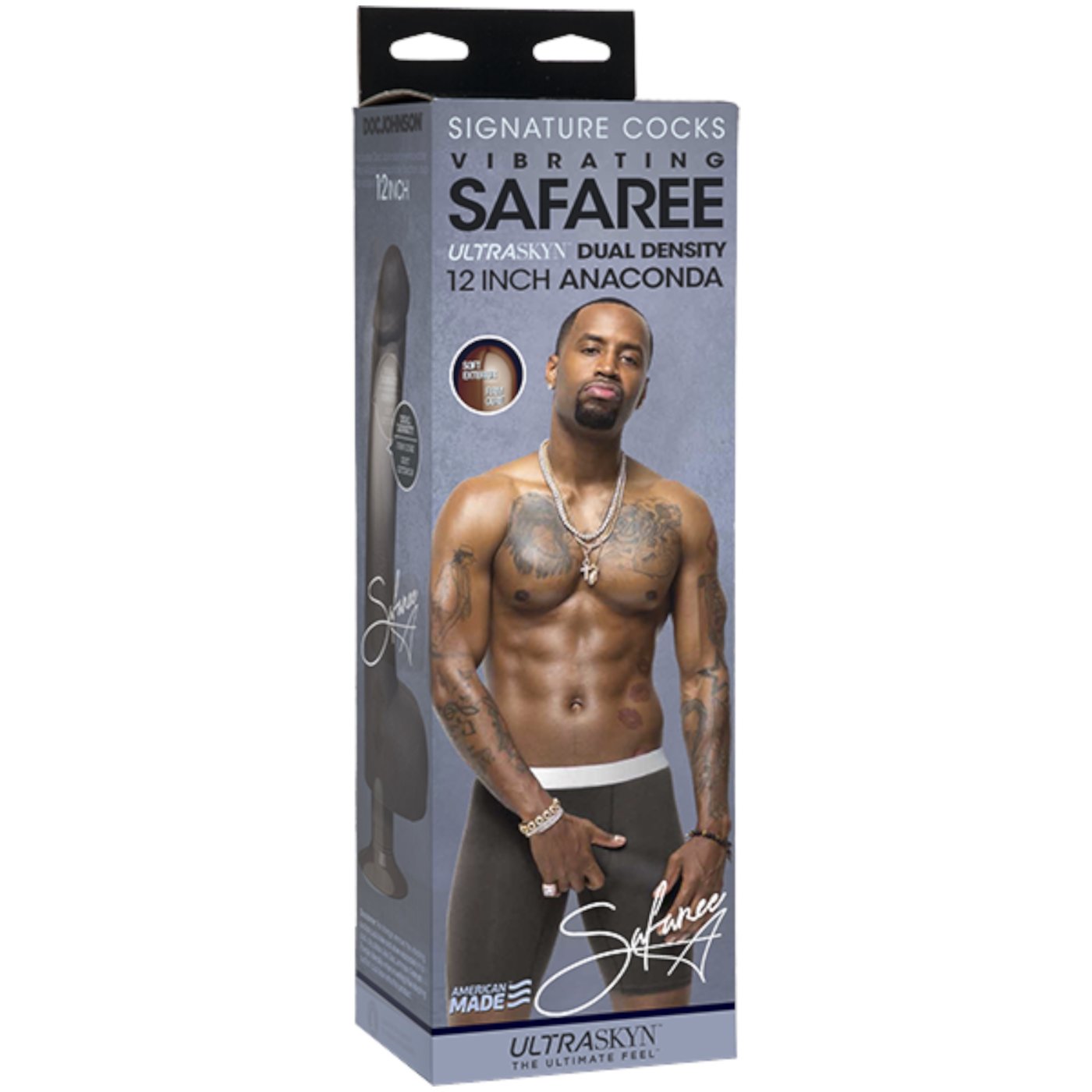 Signature Cocks Safaree Samuels Suction Cup Dildo 12 Inch