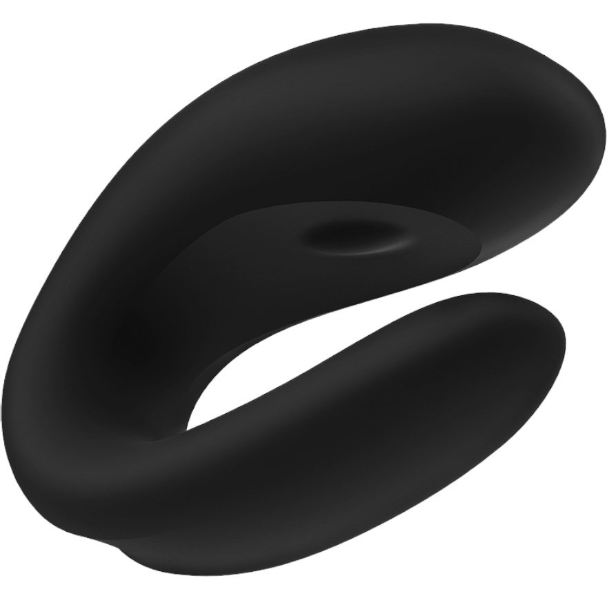 Satisfyer Double Joy App Controlled Rechargeable Vibrator Black