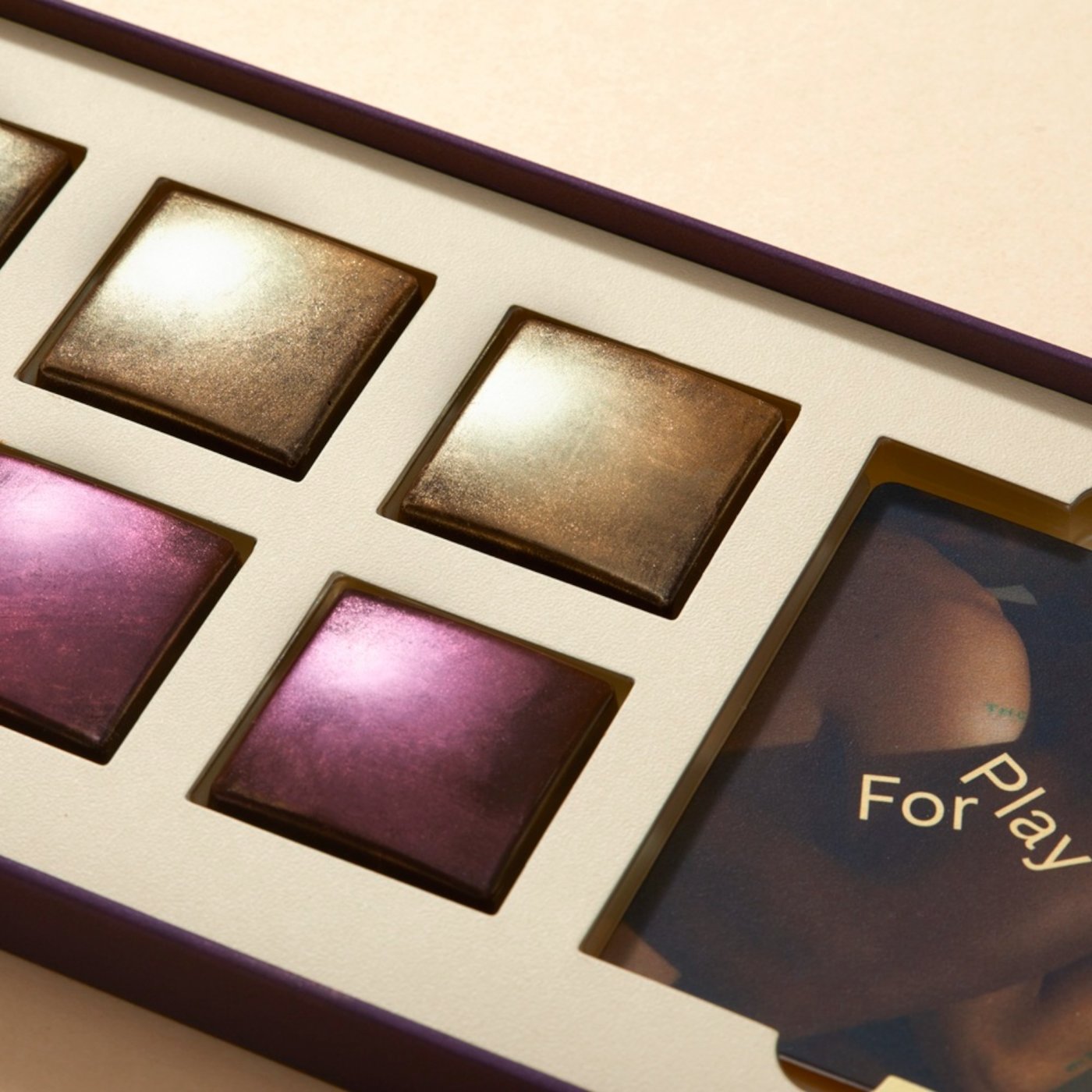 For Play His & Hers Couples Milk Chocolate Game with 6 Chocolates & Play Cards
