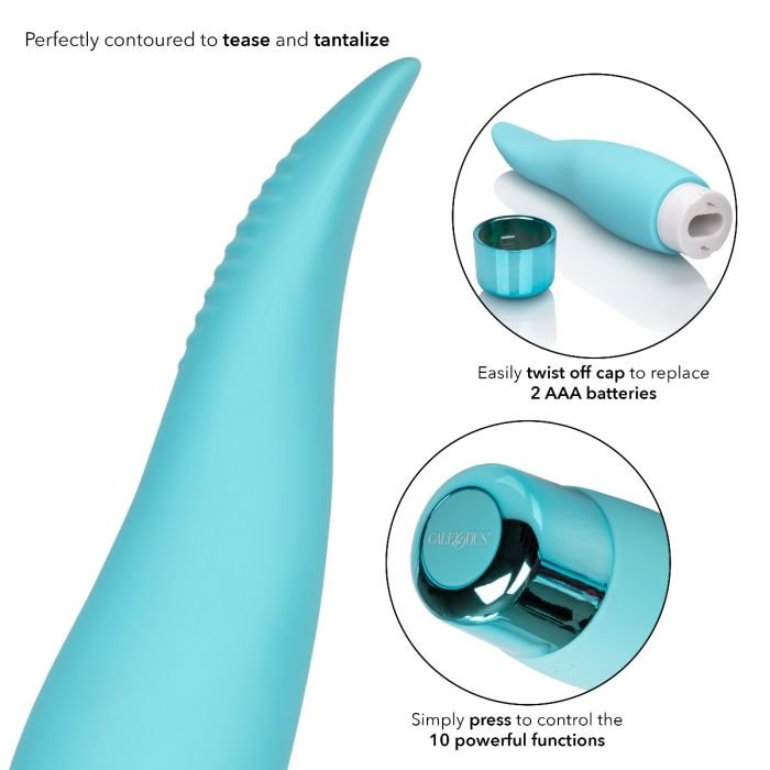 CalExotics Eden Flicker Silicone Clitoral Vibrator