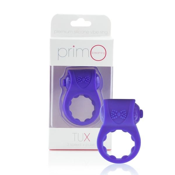 Screaming O PrimO Tux Vibrating Cock Ring Purple