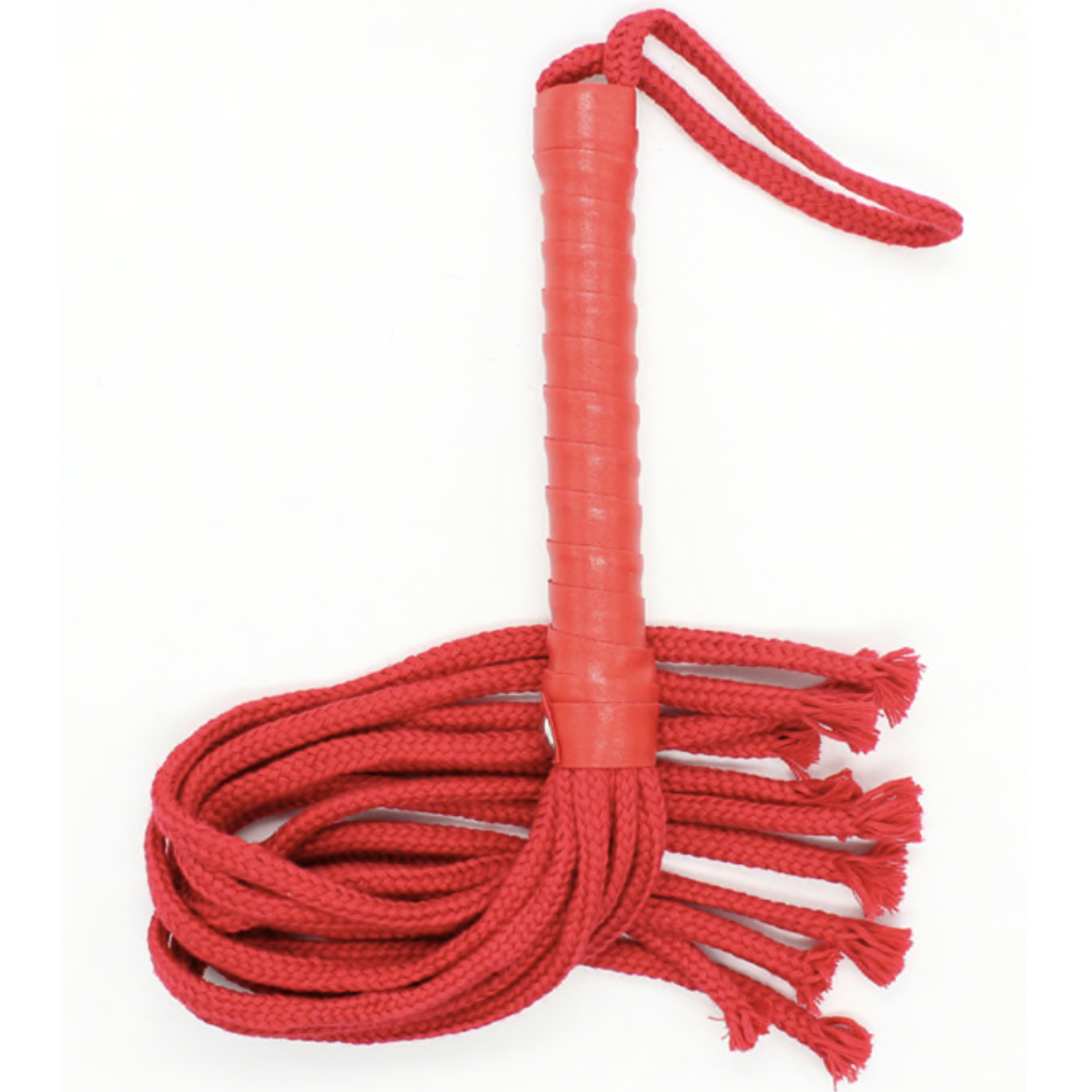 S&M Red Rope Flogger