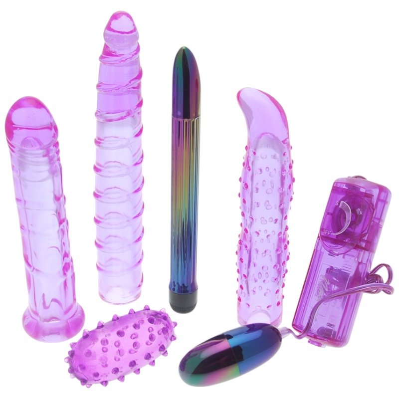 Purple Carnal 3 Jelly Sleeves Waterproof Collection