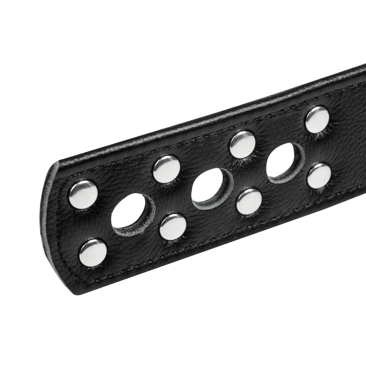 Rimba Locking Leather Wrist Cuffs with Padlocks