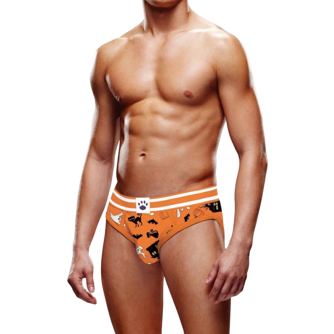 Prowler Halloween Spooky Fun Brief Orange