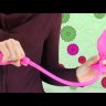 CalExotics Black Booty Call Pumper Silicone Inflatable Medium Anal Plug