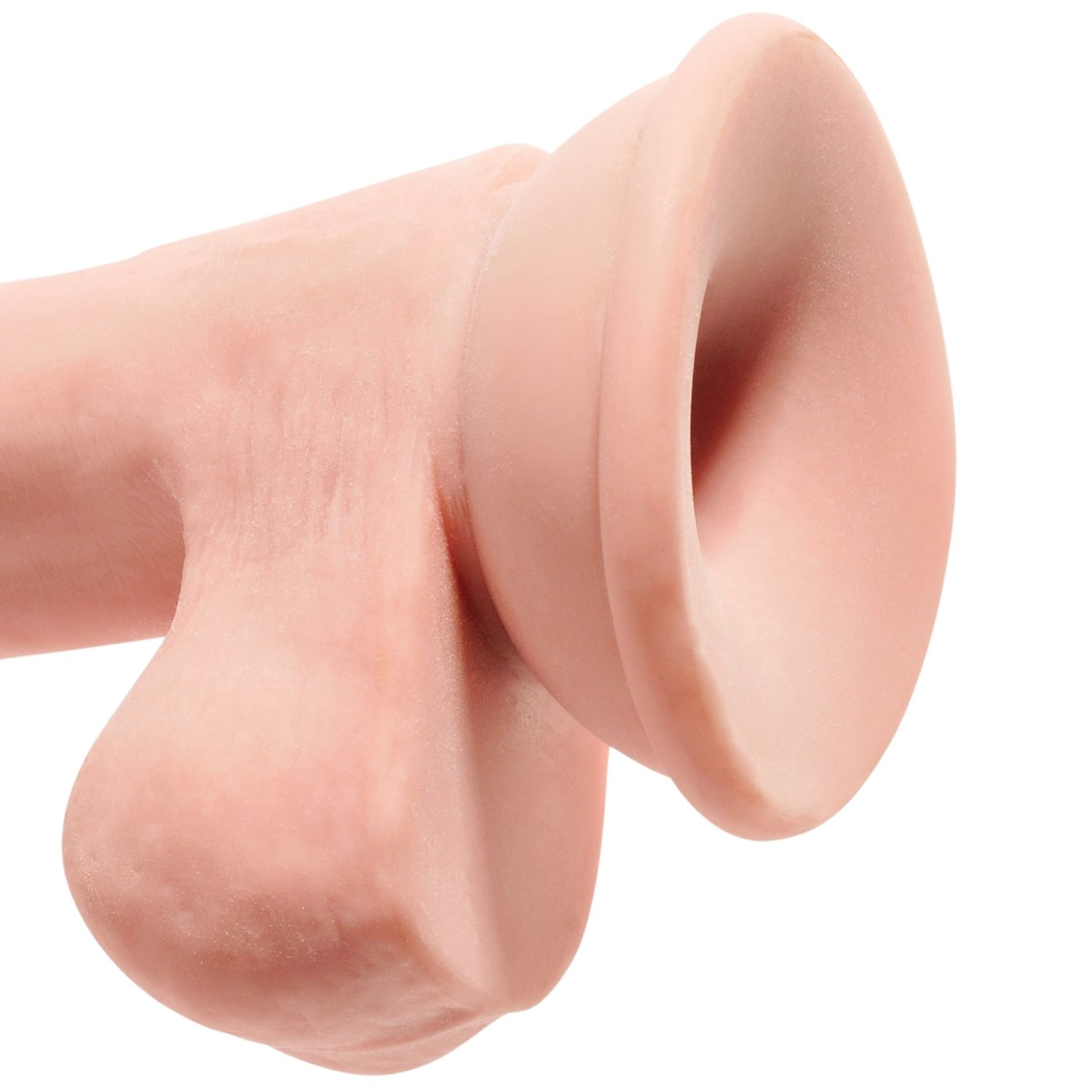 King Cock Plus 6.5 Inch Triple Density Realistic Suction Cup Dildo with Balls