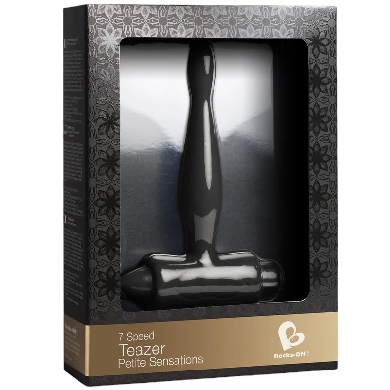 Rocks Off Petite Sensations Teazer Beginner Butt Plug Black
