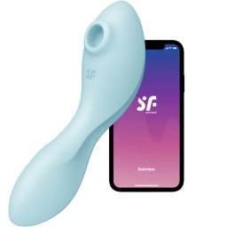 Satisfyer Curvy Trinity 5+ App Controlled G-Spot Vibrator & Clitoral Stimulator