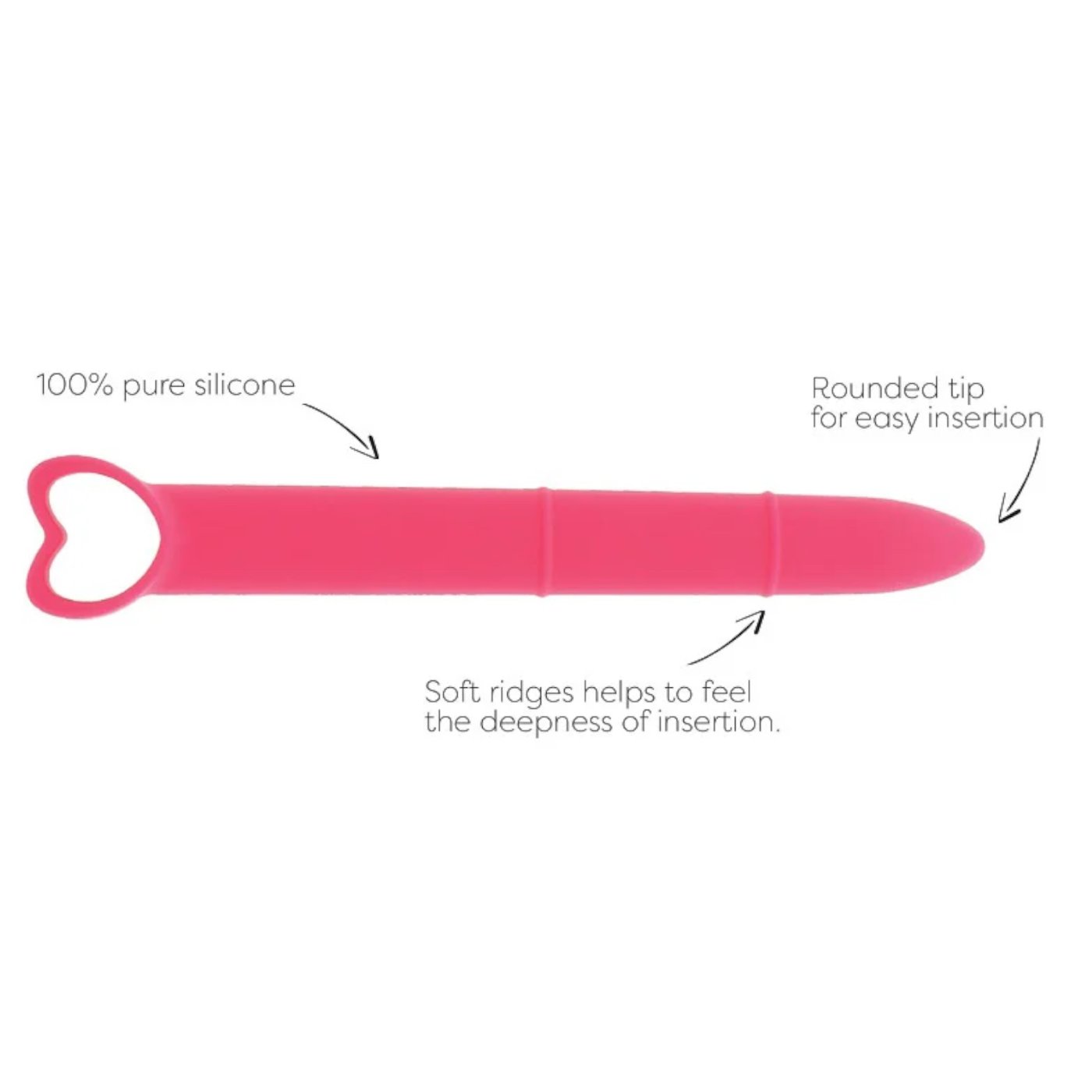 Mae B Intimate Health Silicone Vaginal Dilator Set (3 Pack)