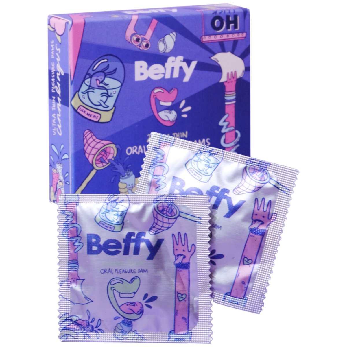 Beffy Ultra Thin Oral Pleasure Dams 2 Pieces – Various Drug Stores