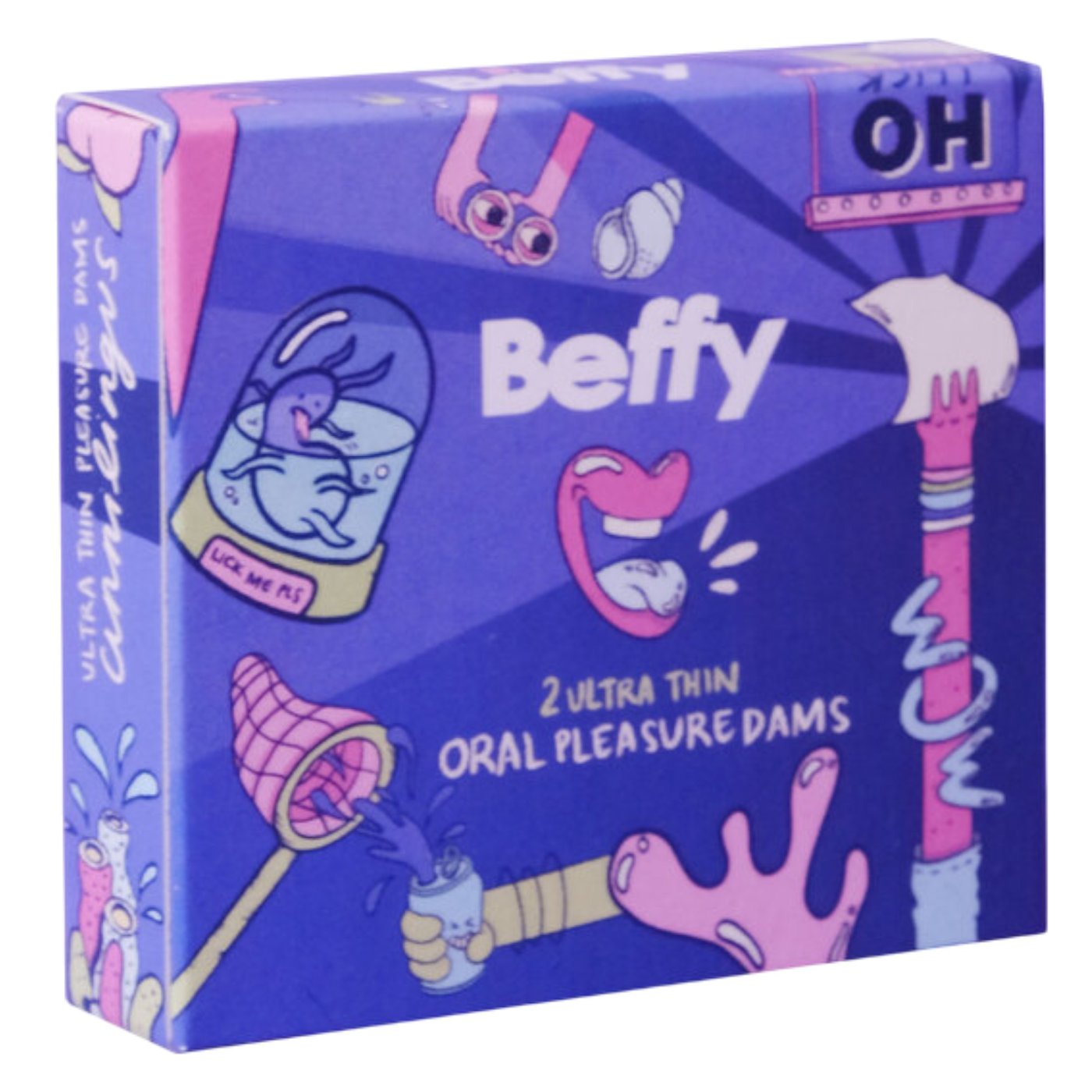 Beffy Ultra Thin Oral Pleasure Dams 2 Pieces