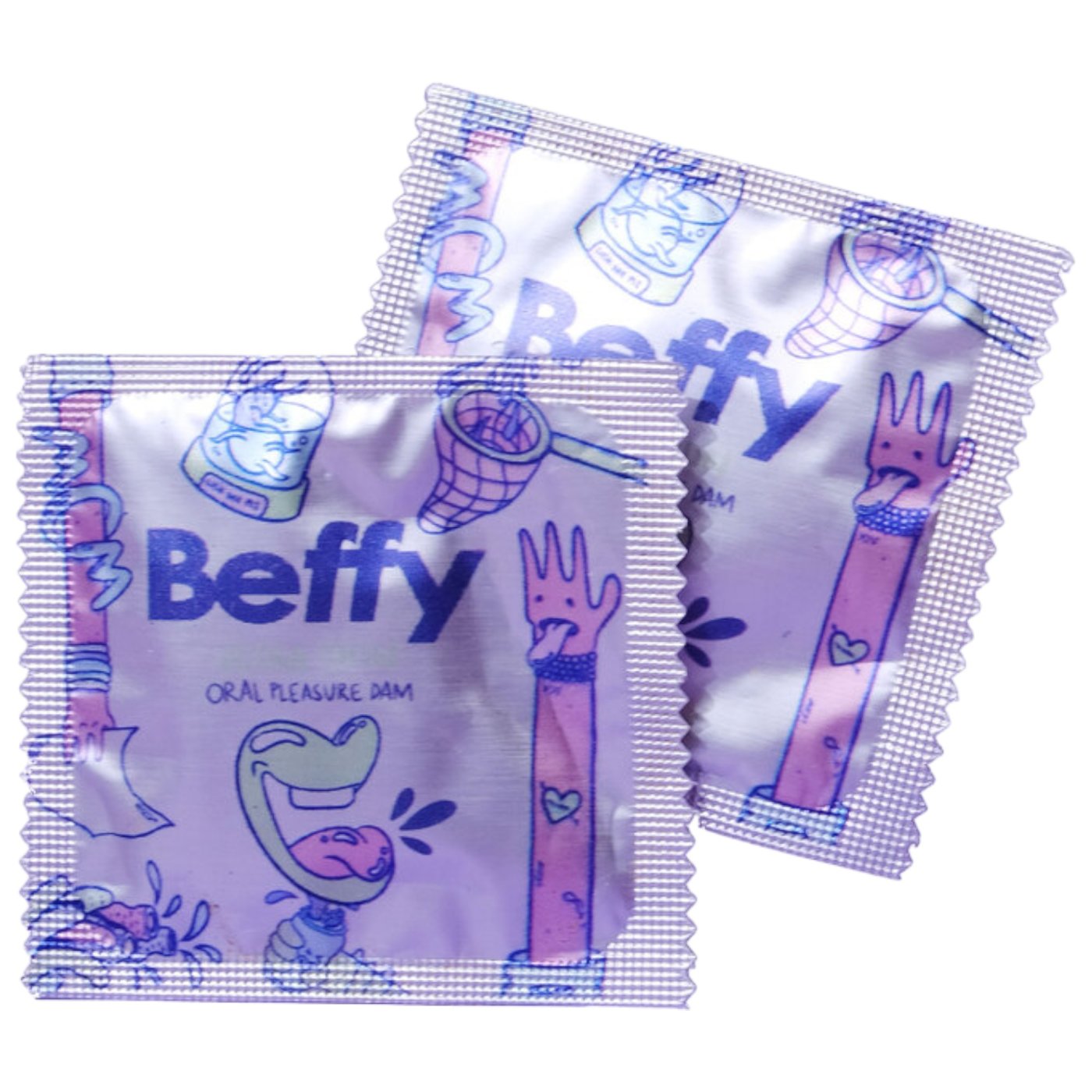 Beffy Ultra Thin Oral Pleasure Dams 2 Pieces