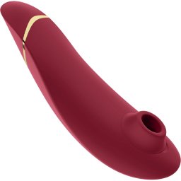 Womanizer Premium 2 Rechargeable Smart Silence Clitoral Suction Vibrator (Red)