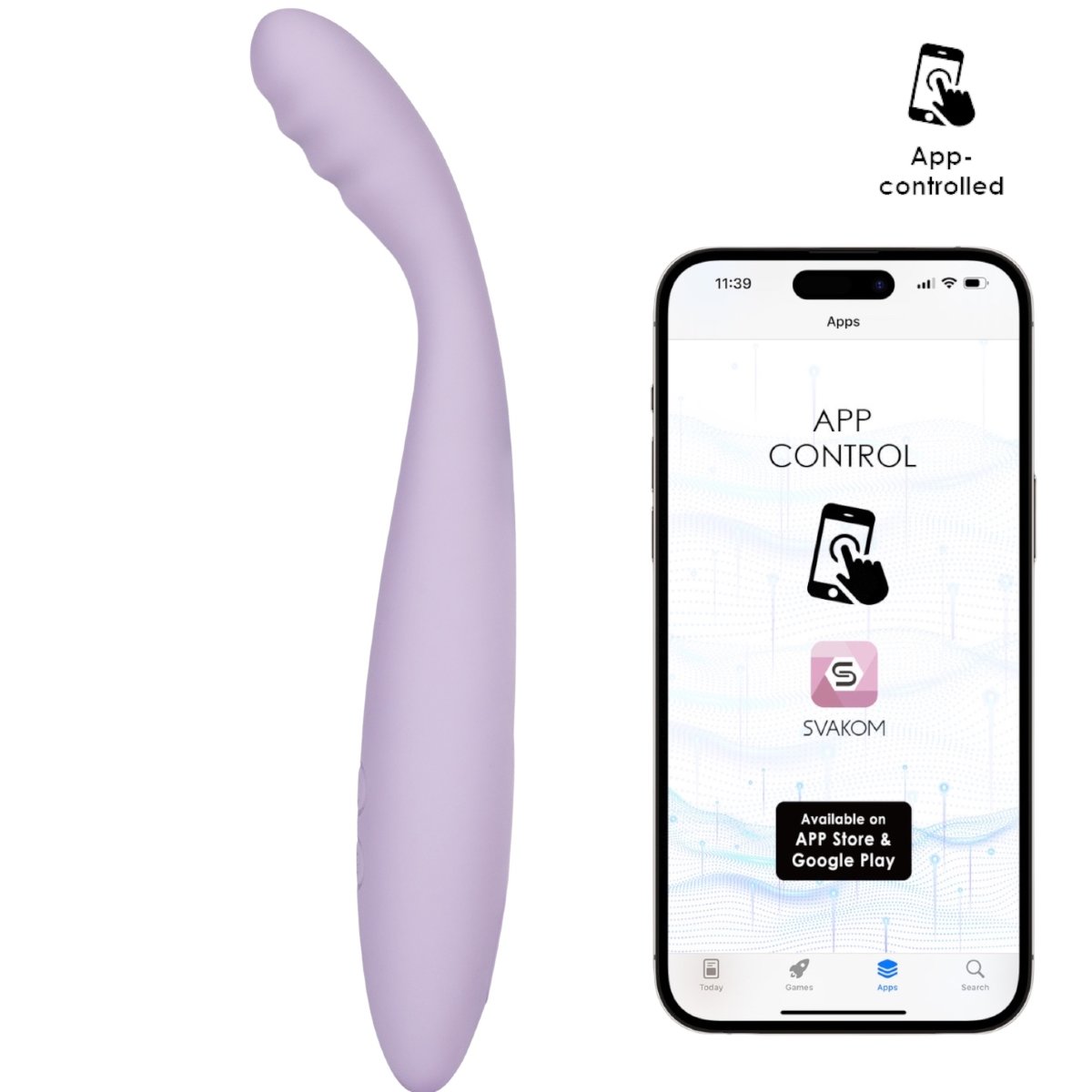 Svakom Cici 2 App Controlled Rechargeable Warming G-Spot Vibrator
