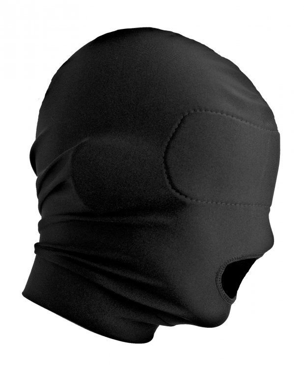 Disguise Open Mouth Hood With Padded Blindfold