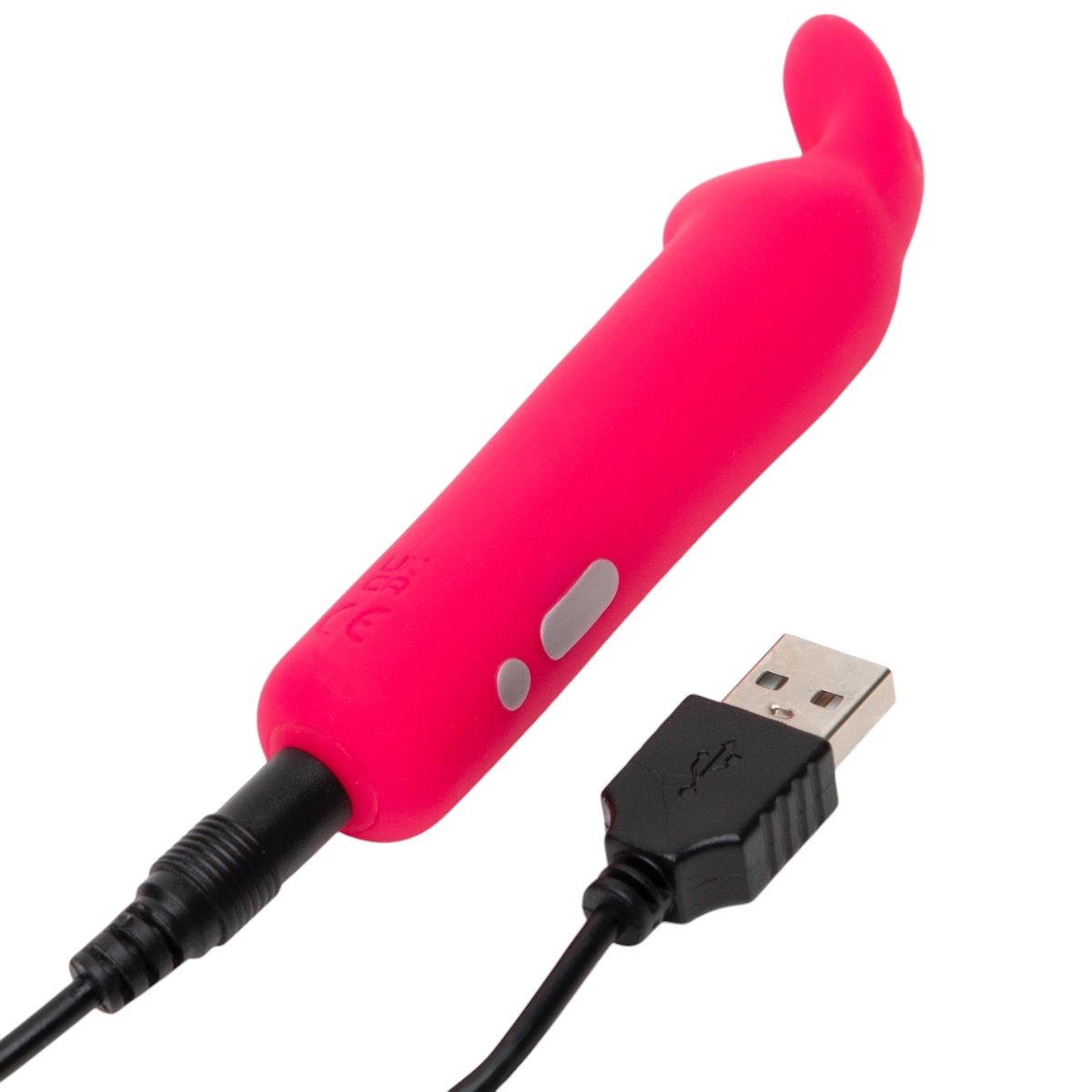 Happy Rabbit Rechargeable Rabbit Ears Bullet Vibrator Pink