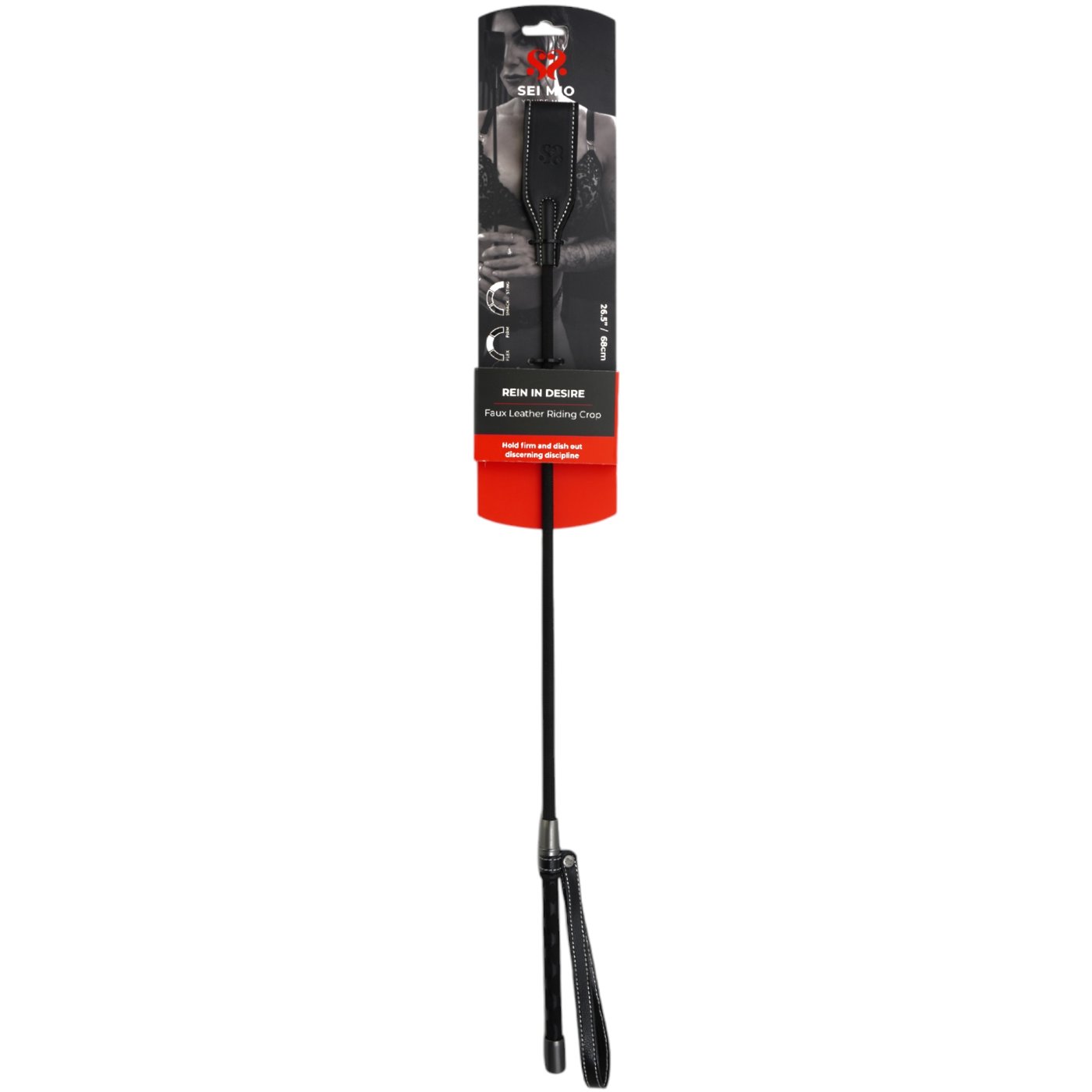 Sei Mio Rein In Desire Faux Leather Riding Crop