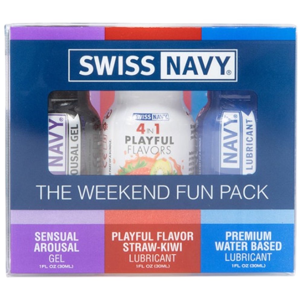 Swiss Navy Weekend Fun Pack Lubricants (3 x 30ml)