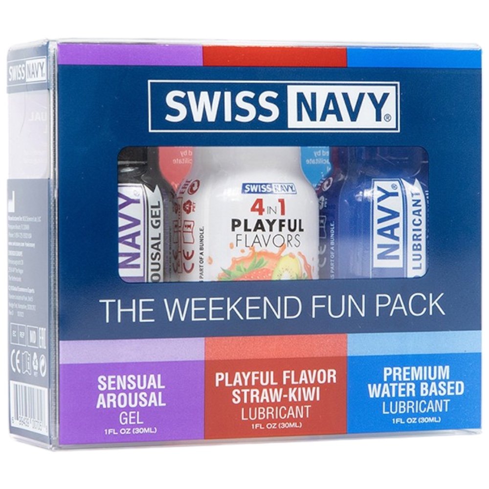 Swiss Navy Weekend Fun Pack Lubricants (3 x 30ml)