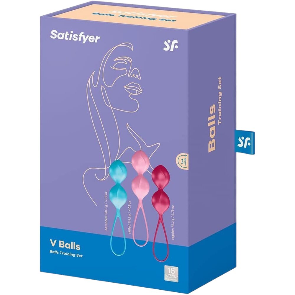 Satisfyer V Balls Pelvic Floor Training Set (3 Pack)