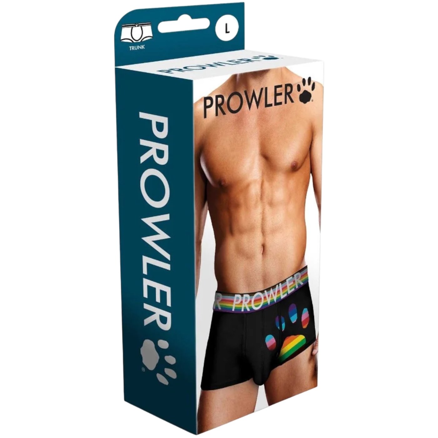 Prowler Oversized Paw Print Trunk Black