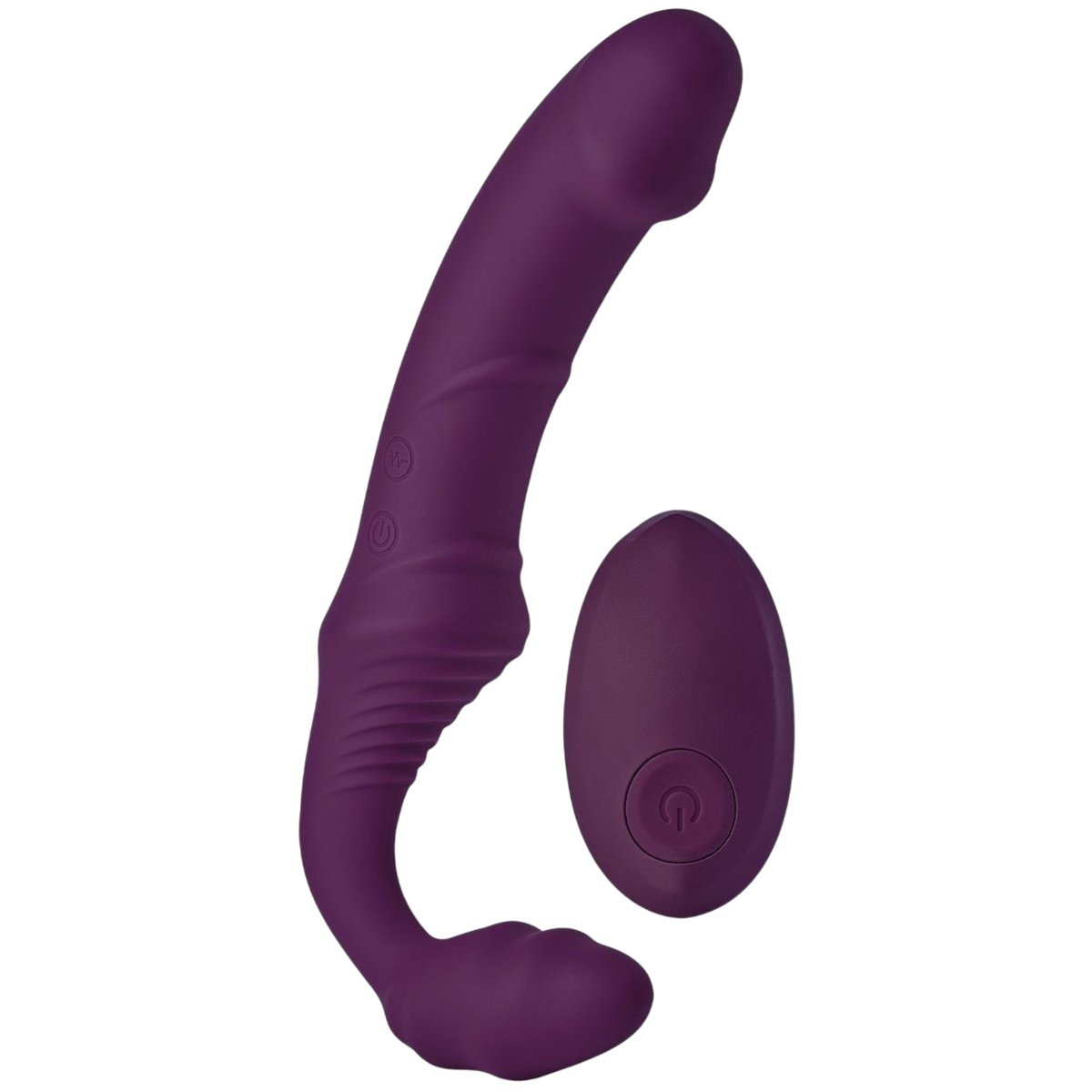 Dreamtoys Bold Storm Remote-Controlled Dual-Ended Strapless Strap-On Vibrator