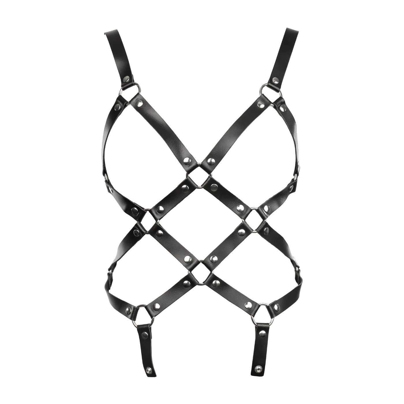 Rimba Leather Open-Cup Body Harness