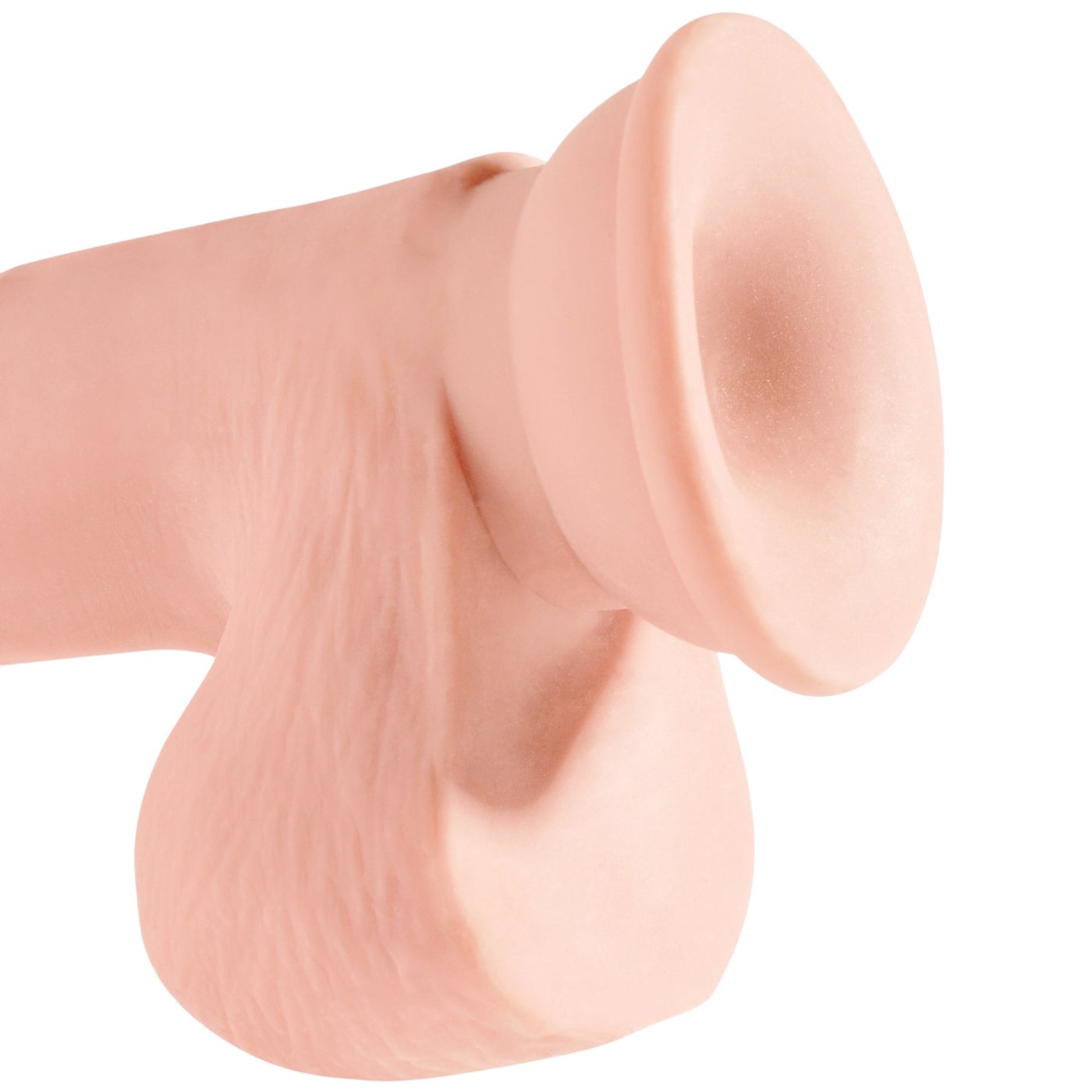 King Cock Plus 7.5 Inch Triple Density Realistic Suction Cup Dildo with Balls