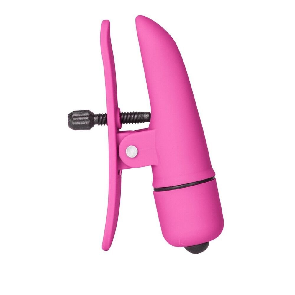 CalExotics Nipplettes Vibrating Nipple Clamps Pink