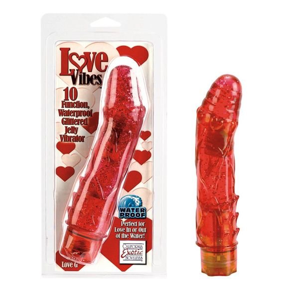 CalExotics Love Vibes 10 Function Glitter G-Spot Vibrator
