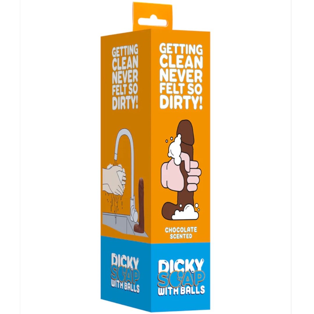 Dicky Soap With Balls Cum Covered Brown