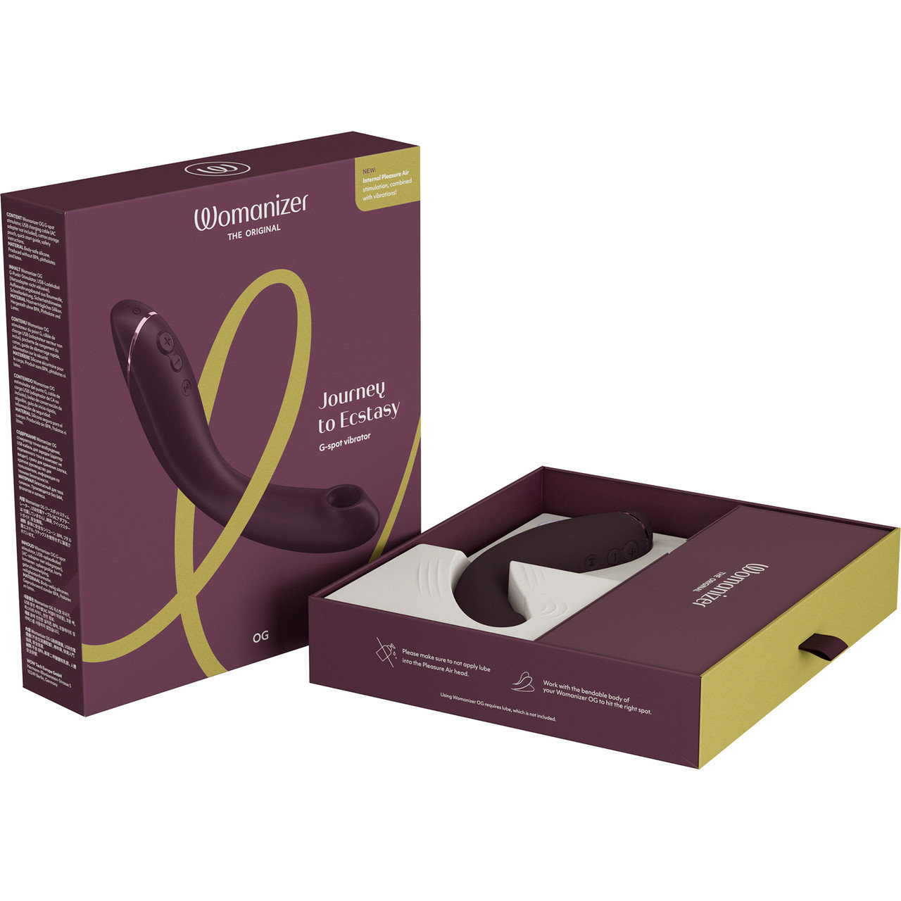 Womanizer OG Pleasure Air G-Spot Stimulator Aubergine