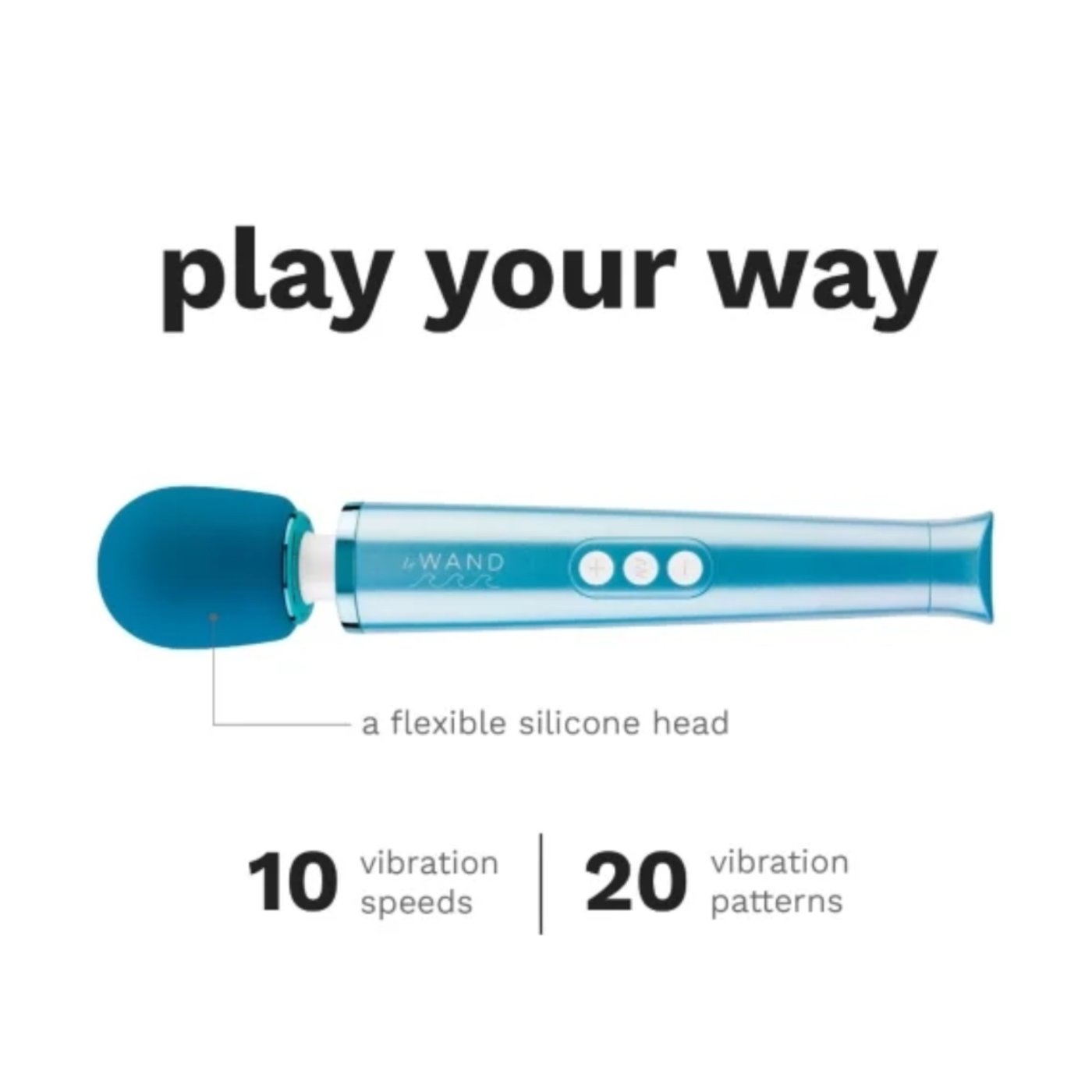 Le Wand Dive Submersible Rechargeable Vibrating Wand Massager