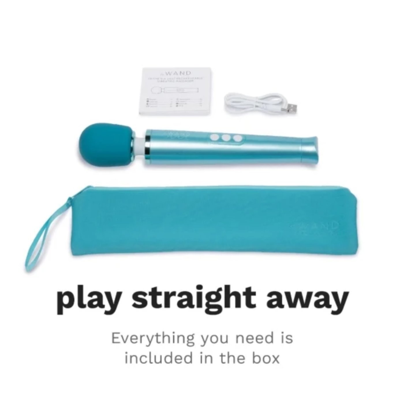 Le Wand Dive Submersible Rechargeable Vibrating Wand Massager