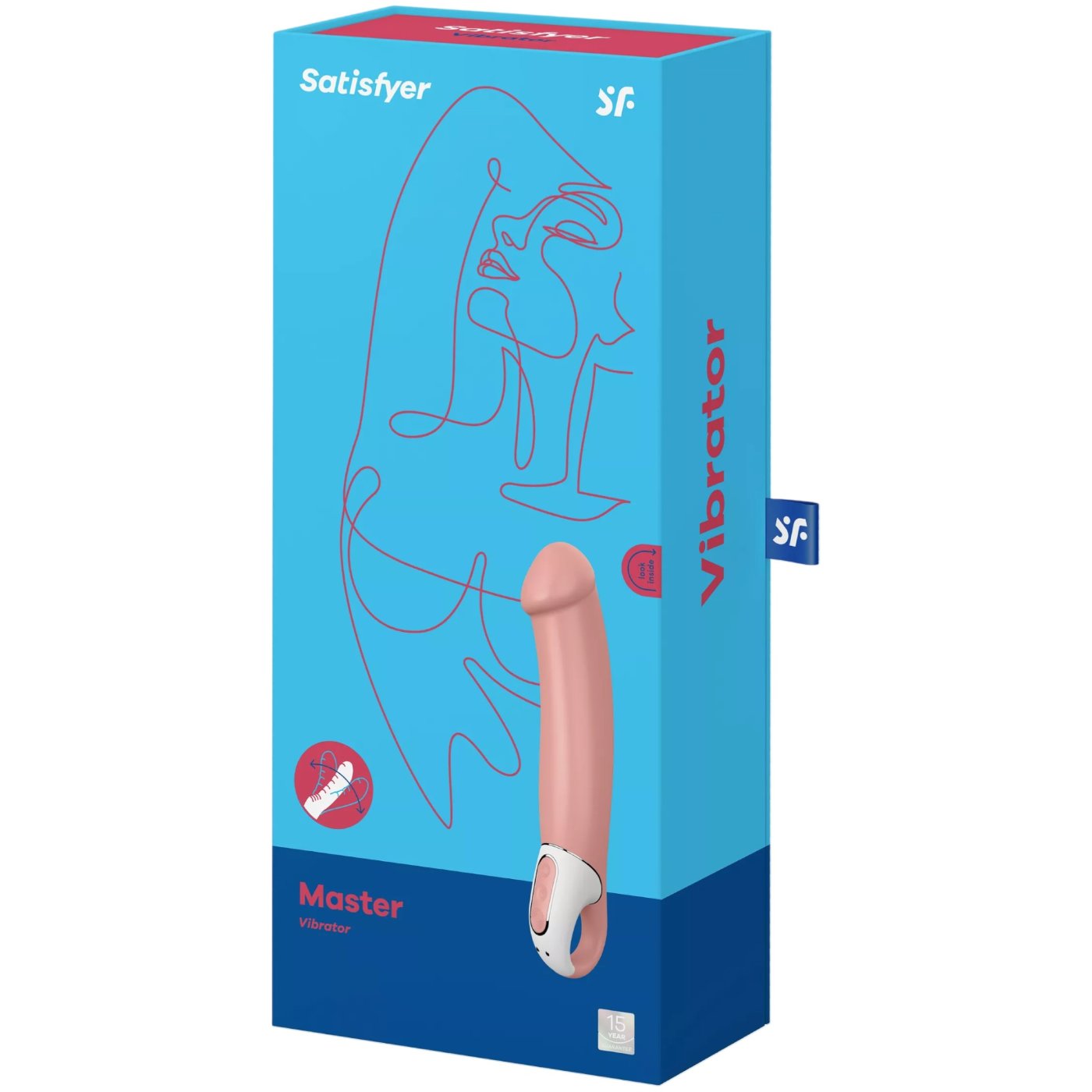 Satisfyer Master Rechargeable Curved G-Spot Vibrator Nude