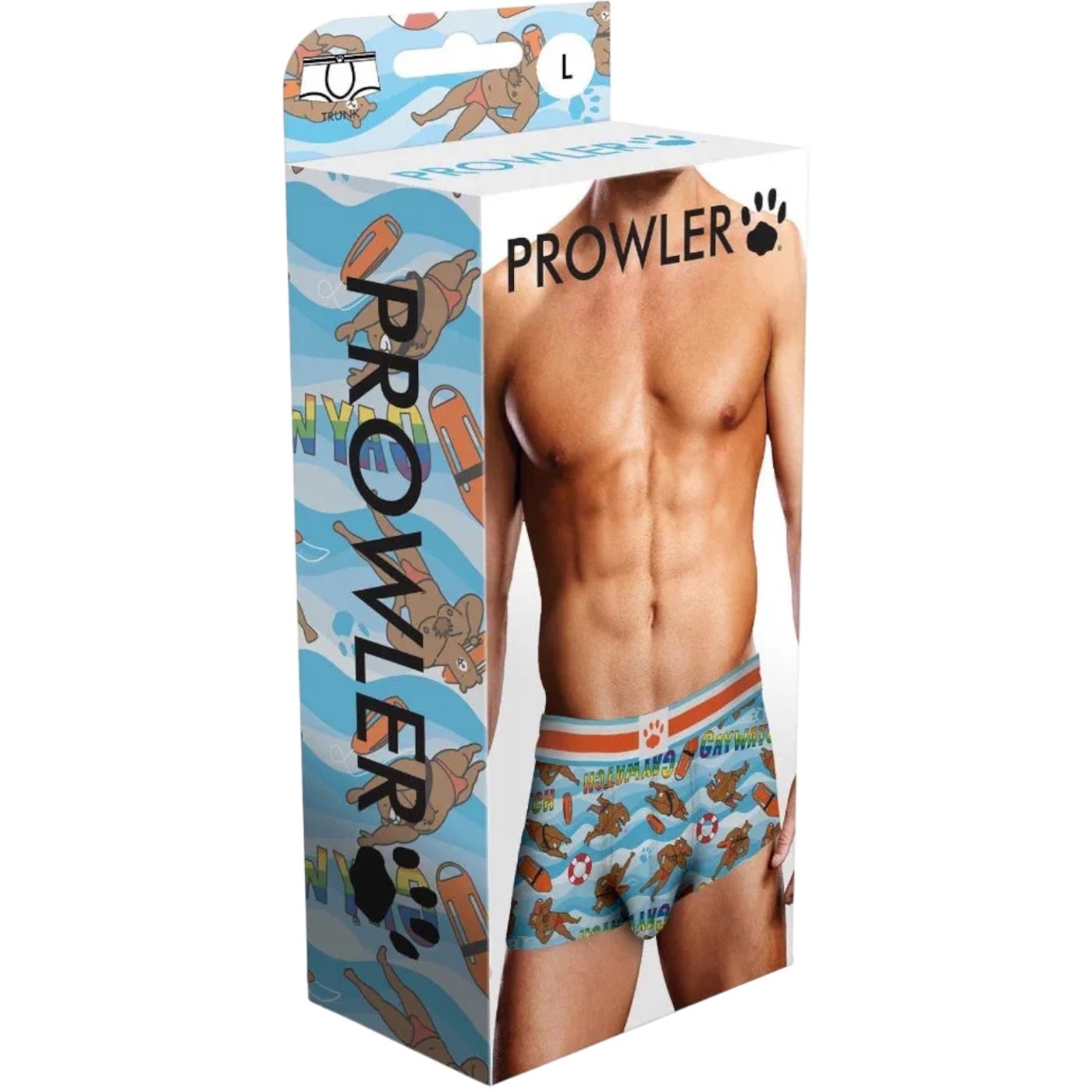 Prowler Gaywatch Bears Trunk Blue Orange