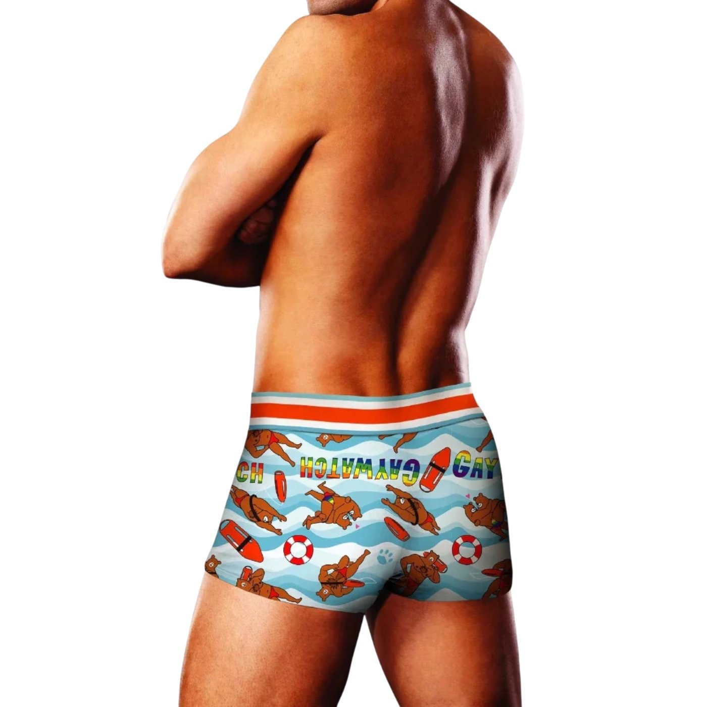 Prowler Gaywatch Bears Trunk Blue Orange
