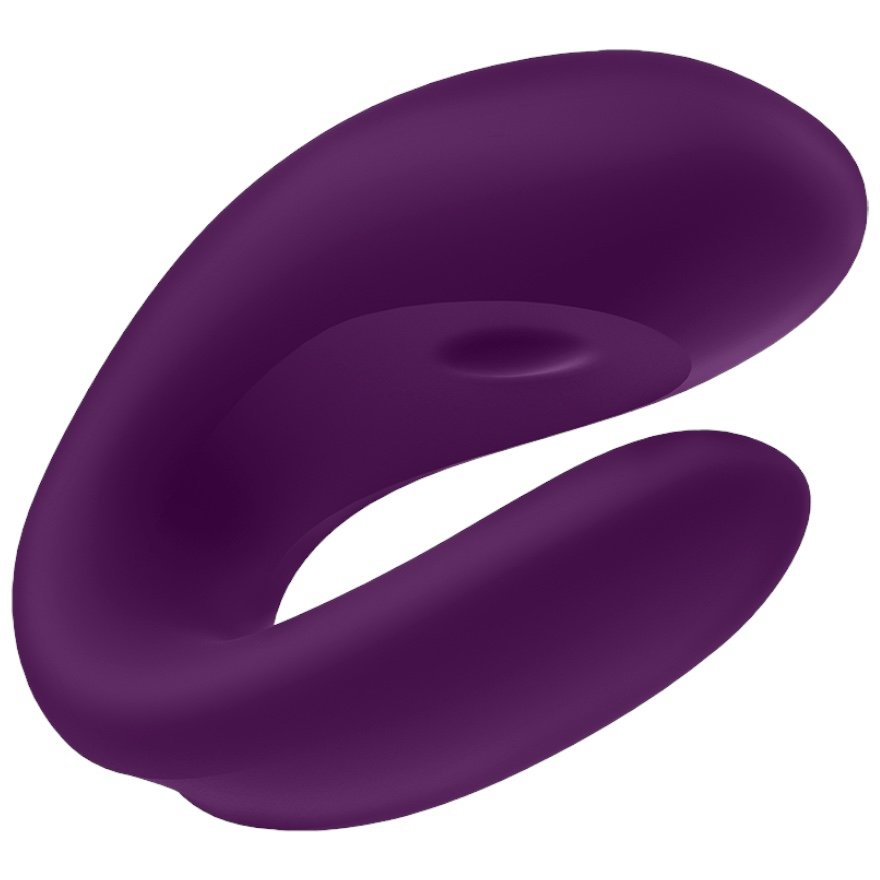 Satisfyer Double Joy App Controlled Rechargeable Vibrator Violet